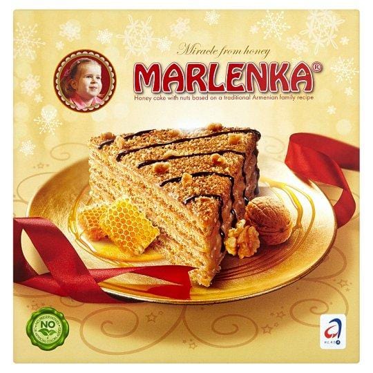 Marlenka Medová Torta S Orieškami 800 G